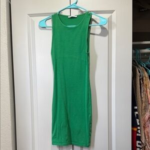 Zara Vibrant Green Mini Dress